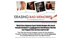 Desktop Screenshot of erasebadmemories.com