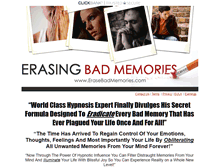 Tablet Screenshot of erasebadmemories.com